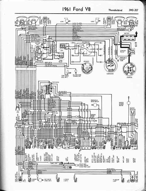 color wiring diagram 1961 ford galaxie schematic 